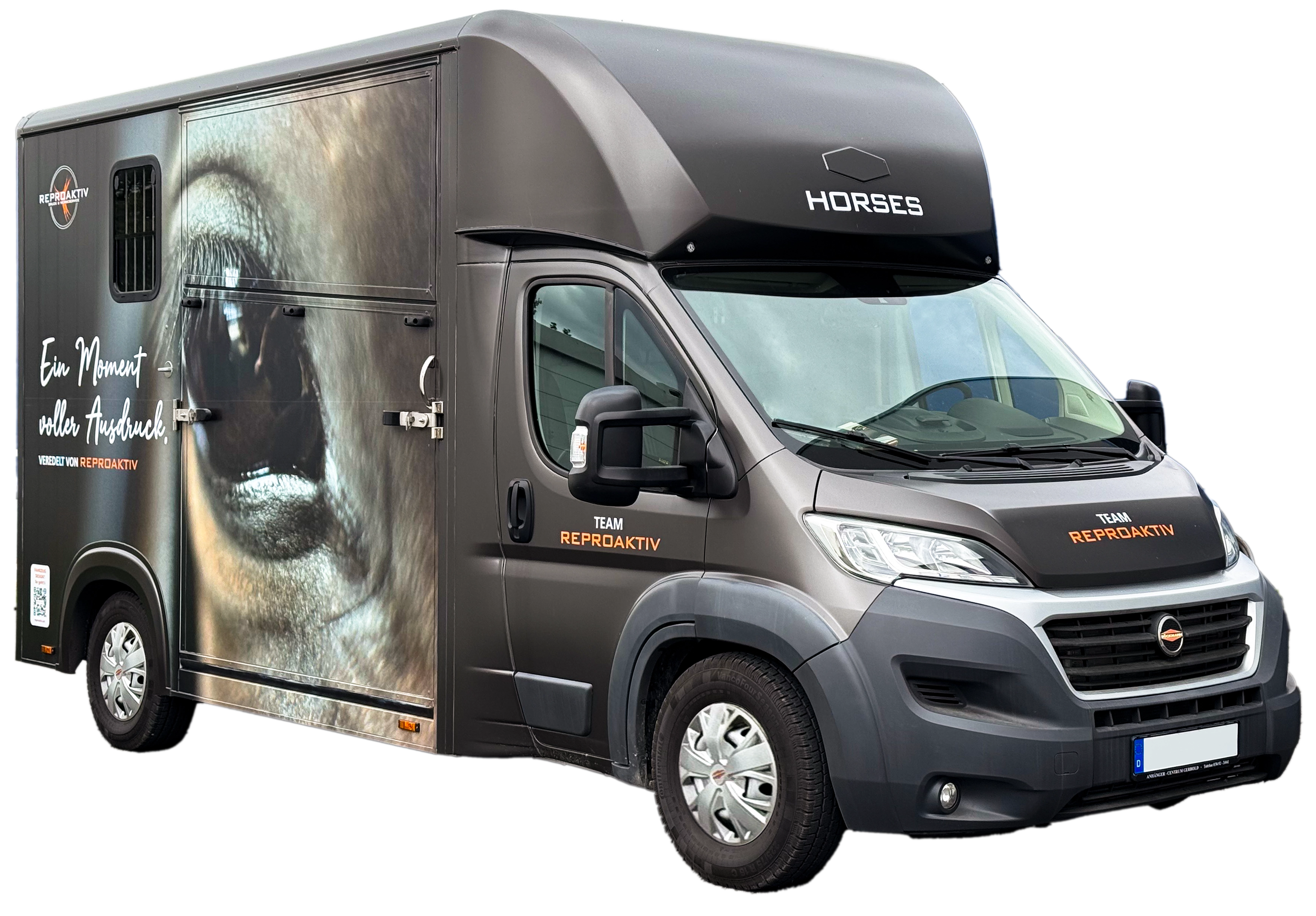 Pferdetransporter-Folierung individuell Pferdetransporter-Folierung individuell