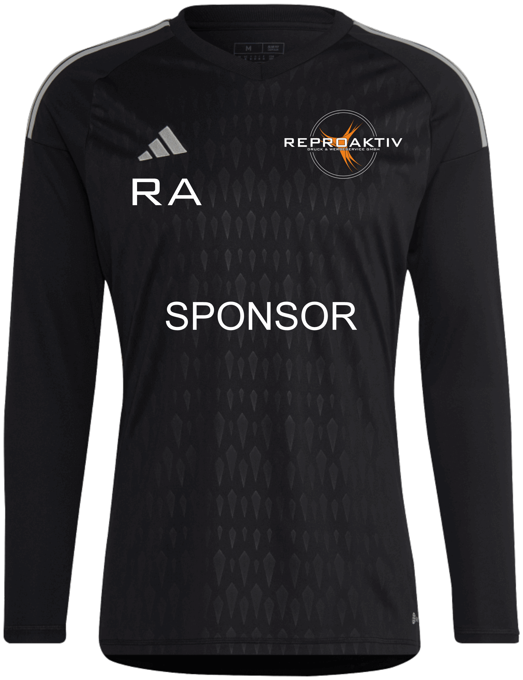 Torwarttrikot mit Vereins-Bedruckung